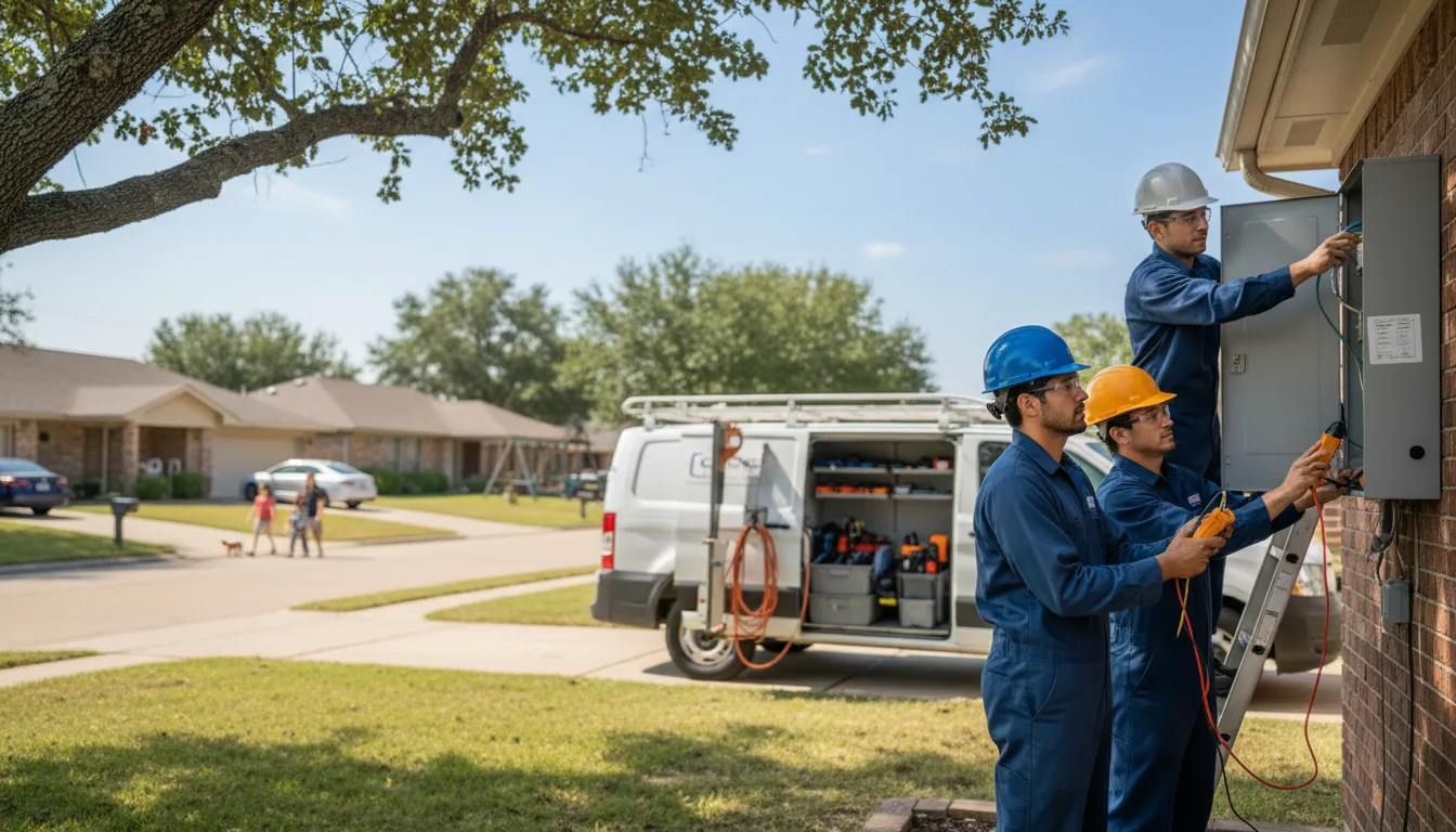 Certified electrician providing emergency electrical services in Westover, PA